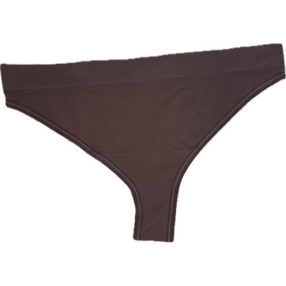 Free People Intimately Thong XXS Coconut Shell Brown | Soft‎ & Seamless Lingerie - Picture 1 of 4